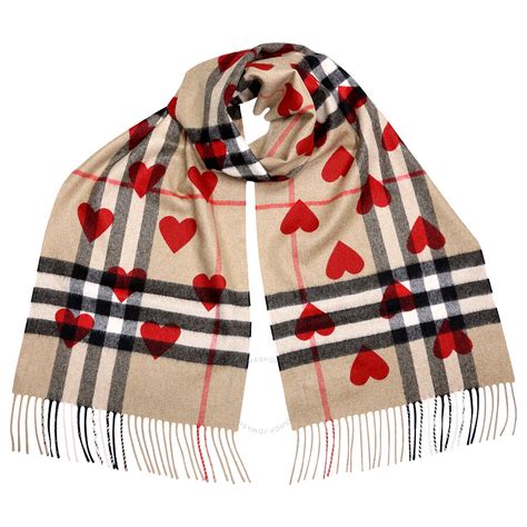 burberry hearts wool scarf|most popular burberry scarf.